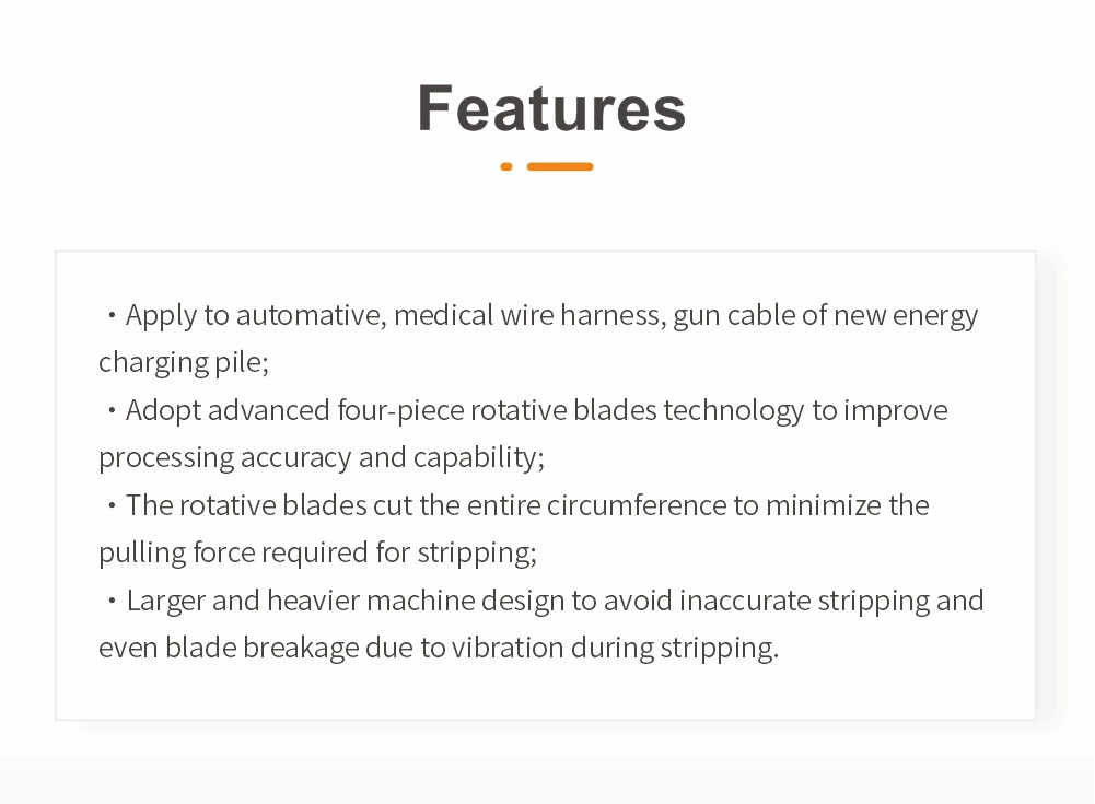 Electric Wire Stripper Machine for Max. 40 mm Cable