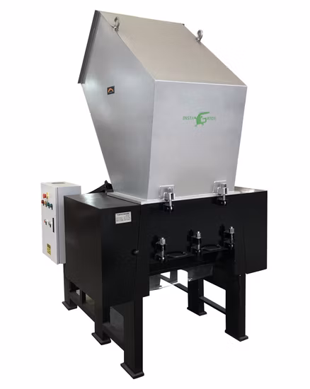 Frantoio in plastica ad albero singolo per la frantumazione di bottiglie in plastica, frantoio per tubi in PVC HDPE LDPE