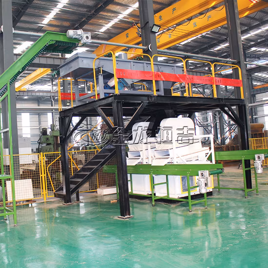 Macchina per il riciclaggio di radiatori in alluminio e rame