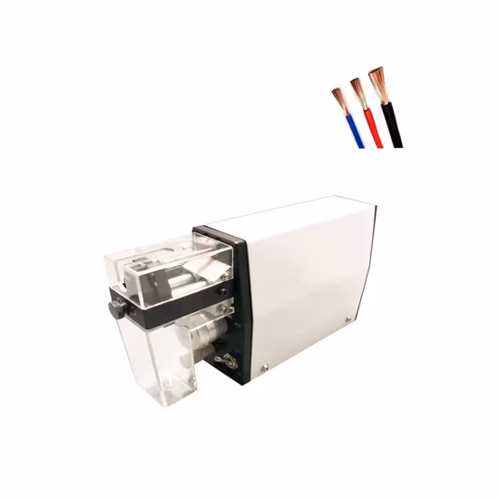 Macchina spela-pelatrice pneumatica di precisione per cavi di alimentazione