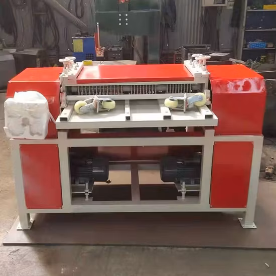 Macchina spelafili per tubi del radiatore in rame e alluminio AC